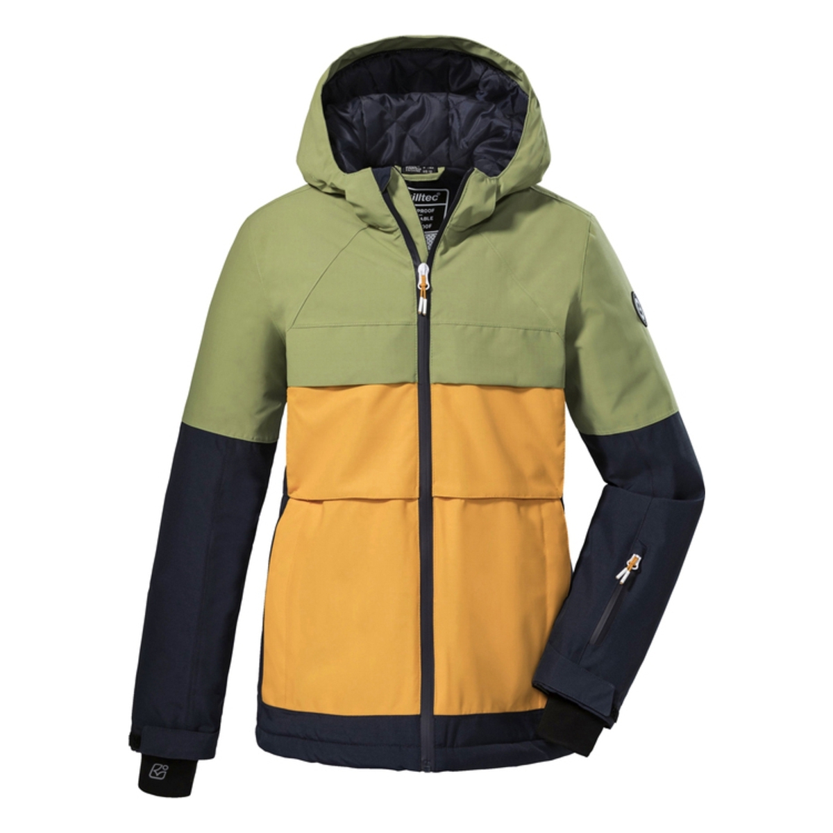 killtec Girl's Glenshee Grls Ski Jckt E Functional jacket with hood and snow guard 